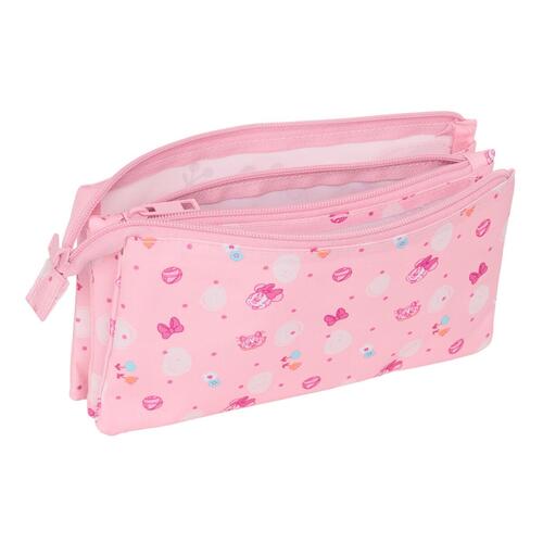 Penalhus Minnie Mouse Baby Pink 22 x 12 x 3 cm