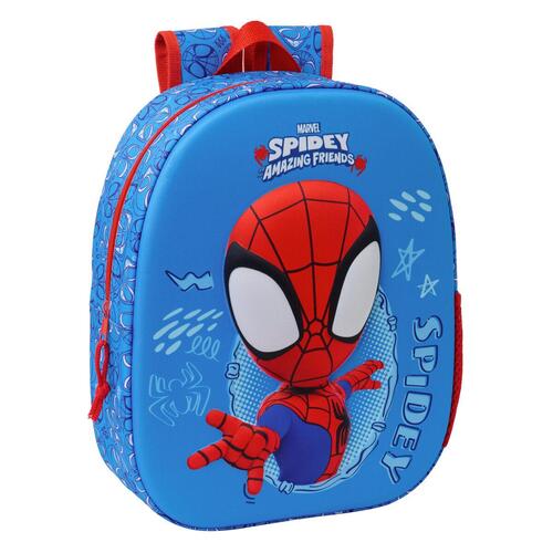 Skoletaske Spider-Man Rød Marineblå 27 x 33 x 10 cm