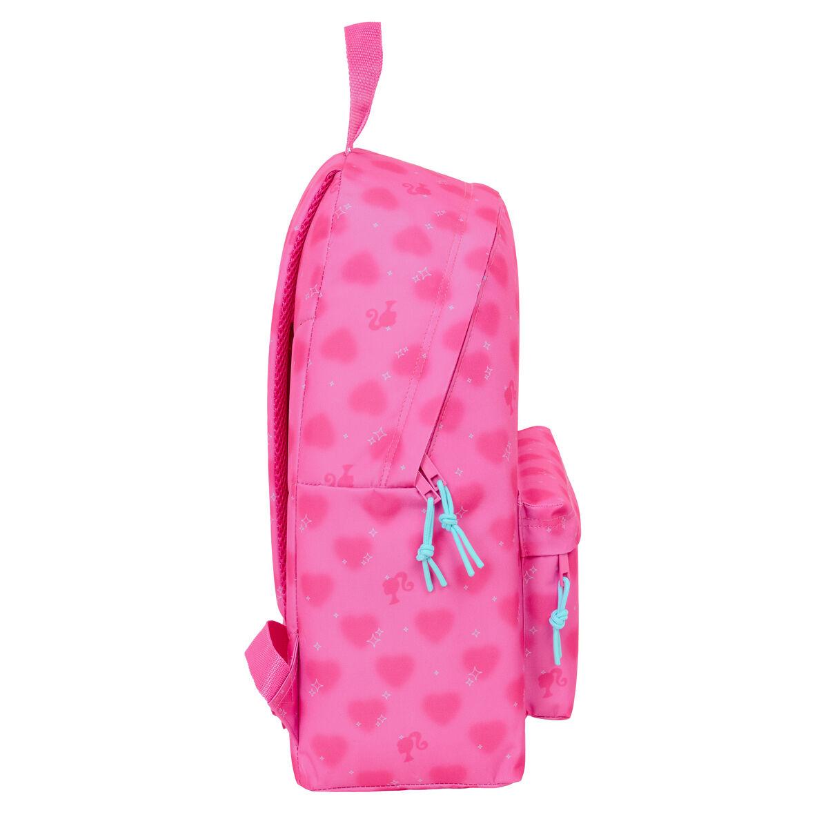 Barbie skoletaske Corazones - pink, 33 × 42 × 15 cm