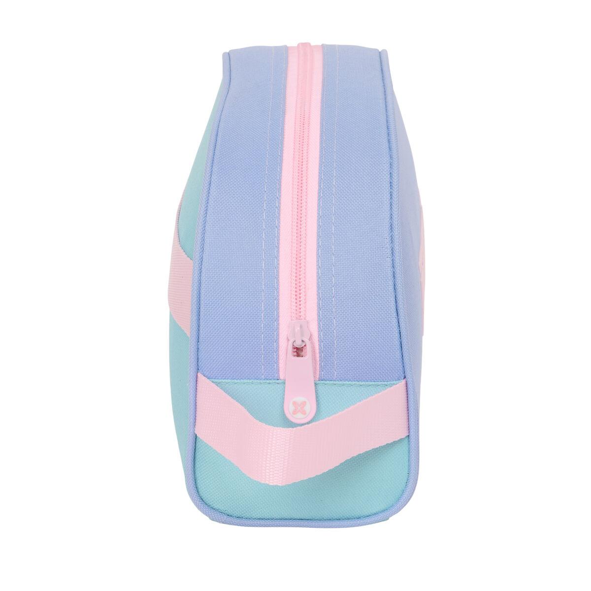 Munich Mellow rejsetoilettaske - blå/pink, 28 × 18 × 10 cm