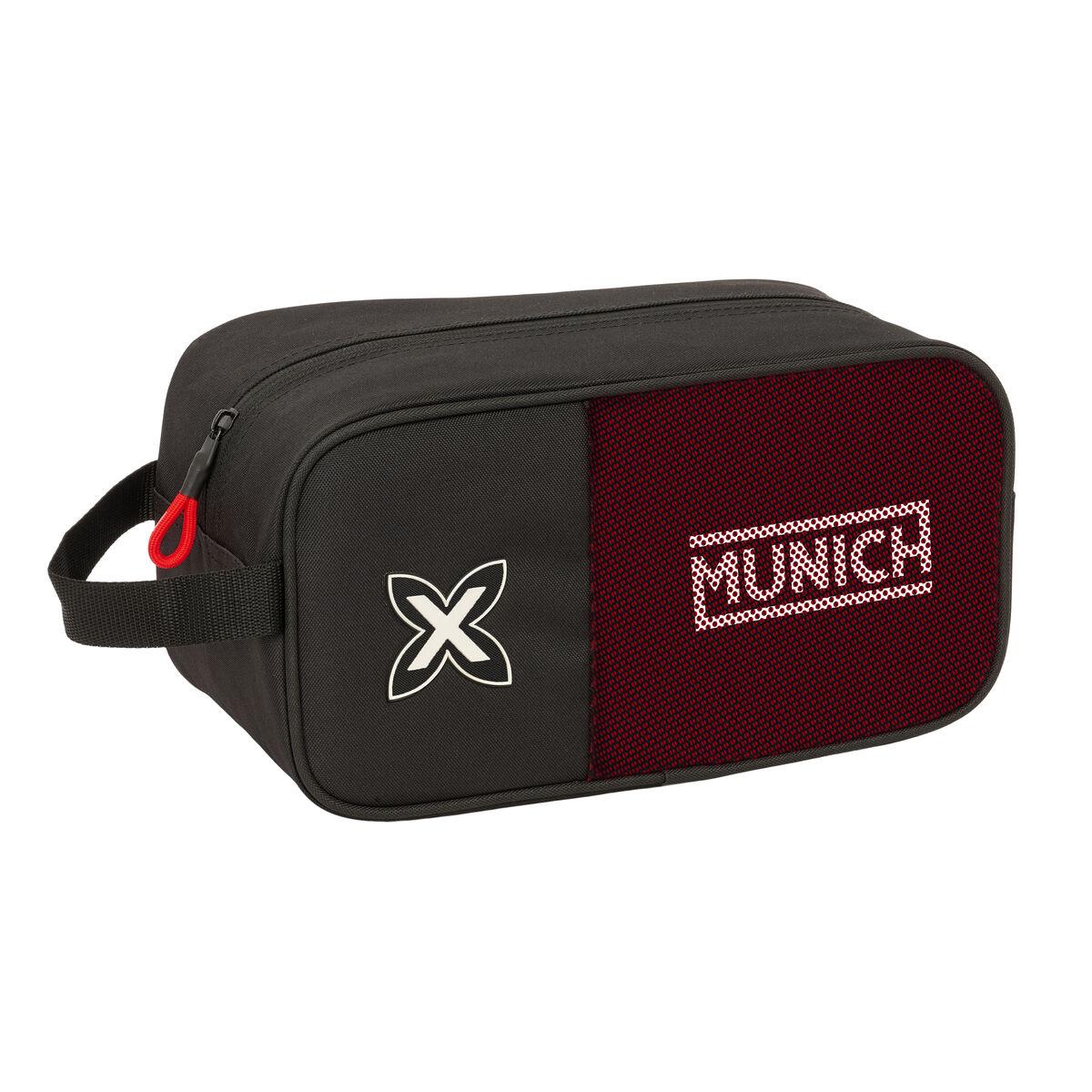 Munich Vulcan rejseskotaske - sort, 29 × 15 × 14 cm