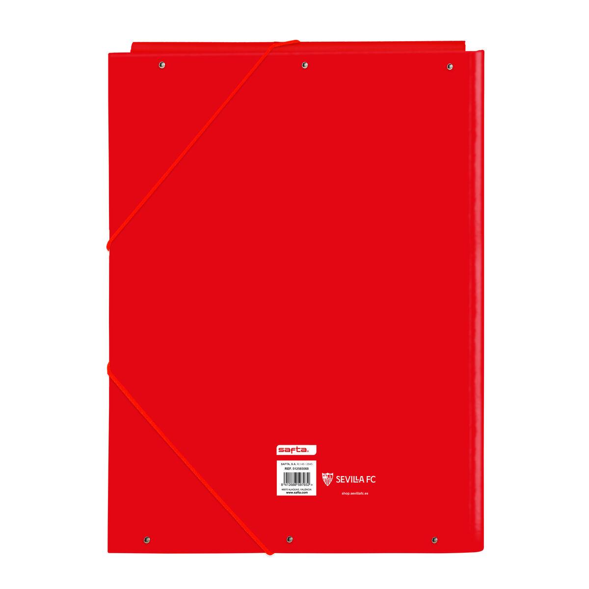 Sevilla Fútbol Club elastikmappe - Rød (A4)