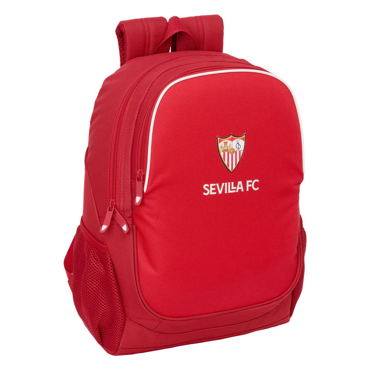 Sevilla Fútbol Club skoletaske - rød 32 × 44 × 16 cm