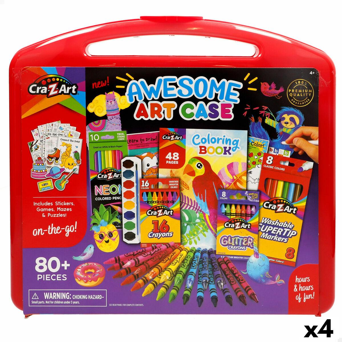 Tegningssæt Cra-Z-Art (4 enheder)