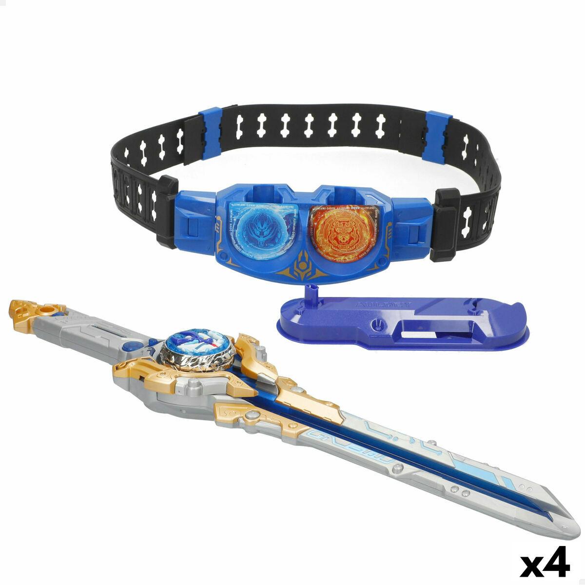 Infinity Nado snurretop-sæt med lys (4 enheder)