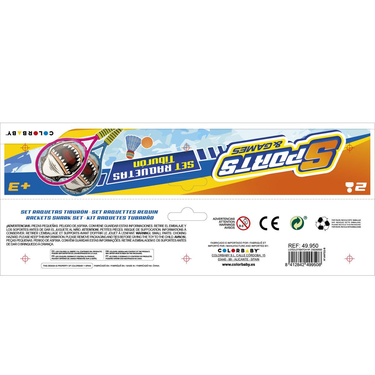 Ketsjer-sæt 22 × 48 × 1,8 cm - 6 stk.