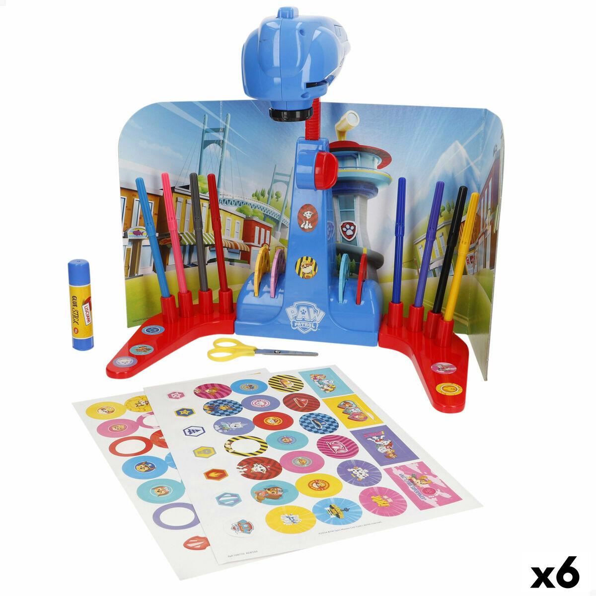 Tegningssæt The Paw Patrol (6 enheder)