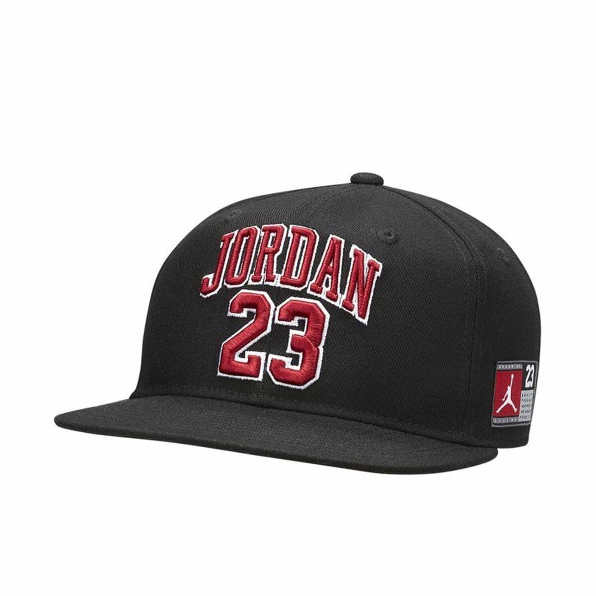 Jordan kasket - Jersey Flatbrim, sort, børn/onesize