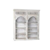 Hylder Home ESPRIT Hvid Mangotræ Træ MDF 180 x 40 x 200 cm