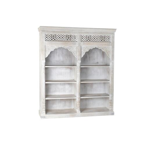 Hylder Home ESPRIT Hvid Mangotræ Træ MDF 180 x 40 x 200 cm
