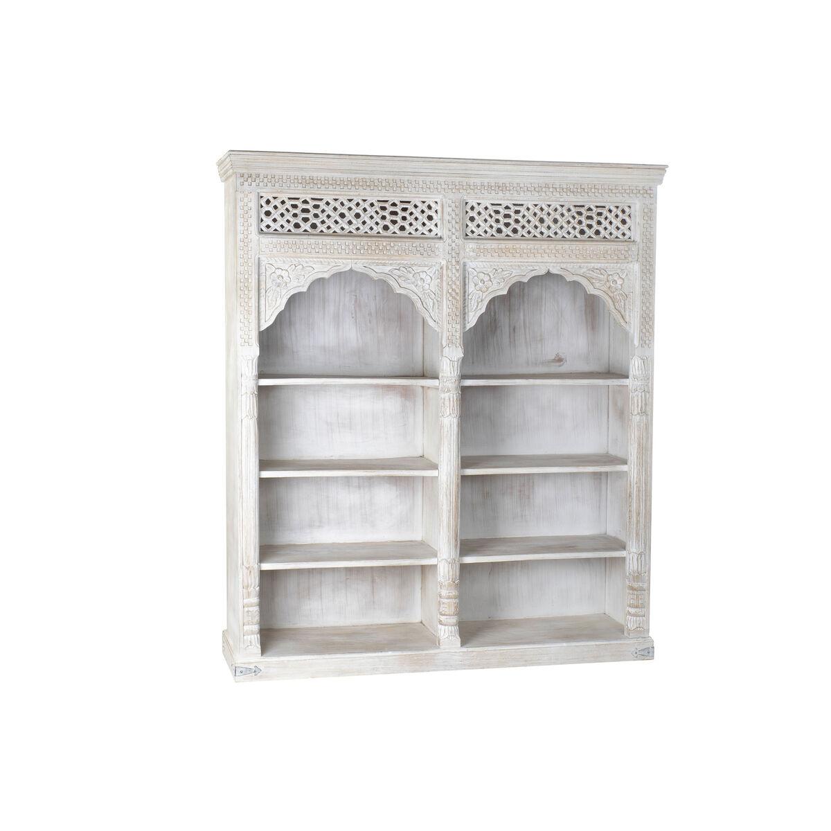 Hylder Home ESPRIT Hvid Mangotræ Træ MDF 180 x 40 x 200 cm