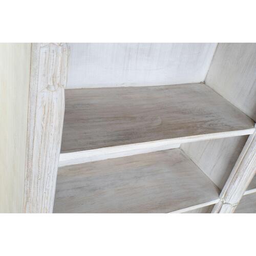 Hylder Home ESPRIT Hvid Mangotræ Træ MDF 180 x 40 x 200 cm
