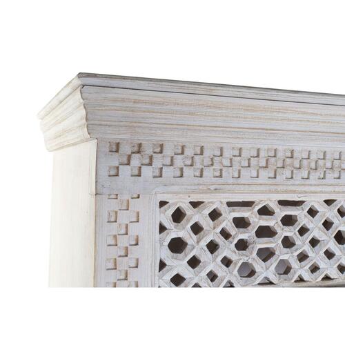 Hylder Home ESPRIT Hvid Mangotræ Træ MDF 180 x 40 x 200 cm