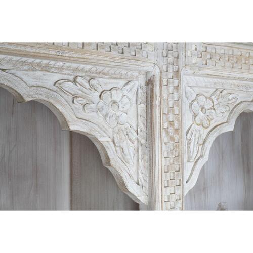 Hylder Home ESPRIT Hvid Mangotræ Træ MDF 180 x 40 x 200 cm