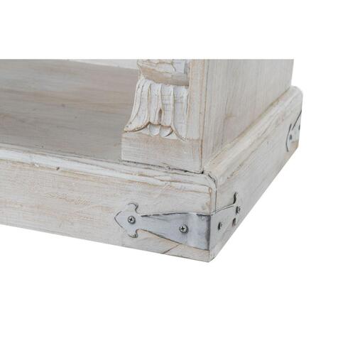 Hylder Home ESPRIT Hvid Mangotræ Træ MDF 180 x 40 x 200 cm