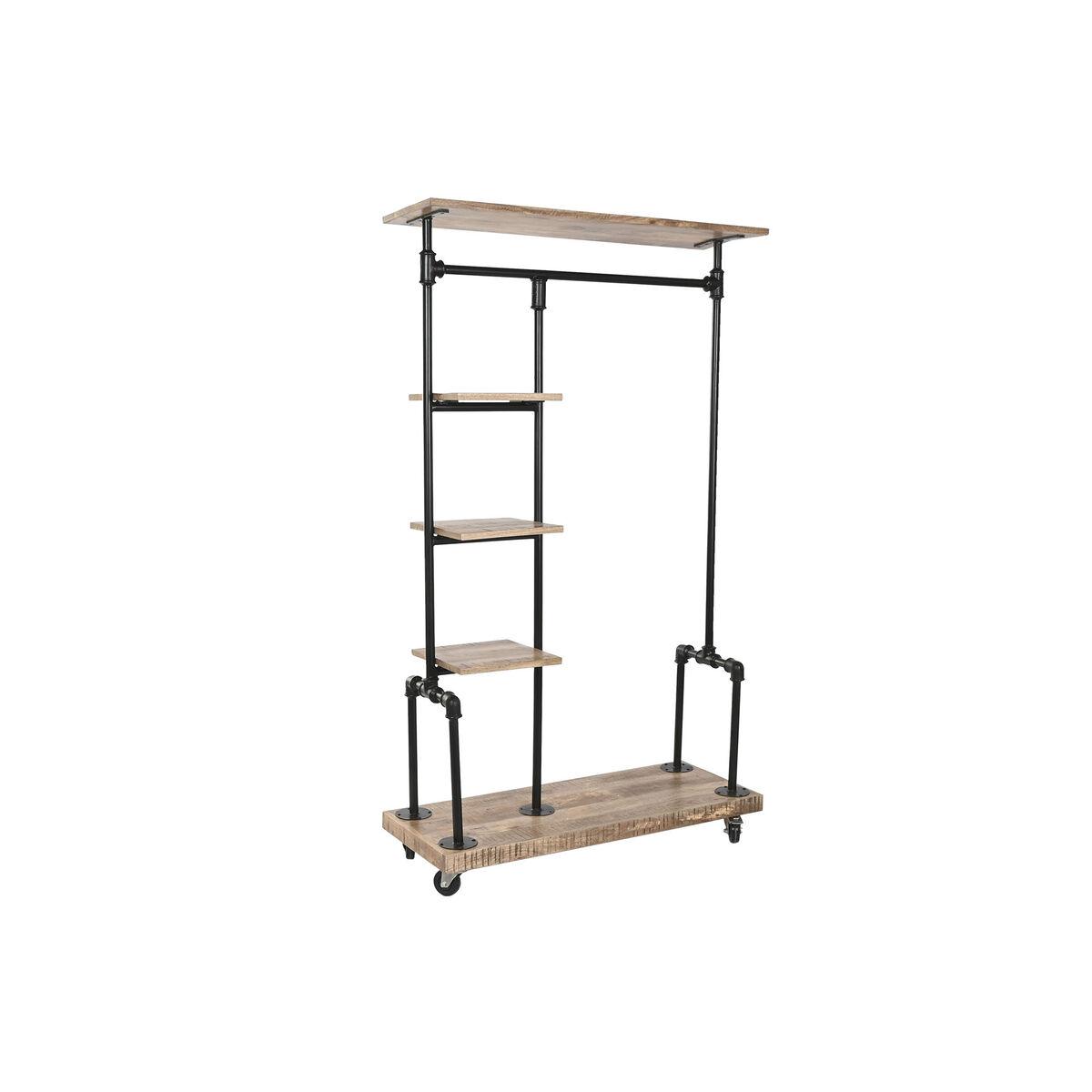 Hallbord - brun/sort, 104 × 40 × 175 cm