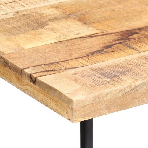 Skrivebord 180x120x76 cm massivt mangotræ
