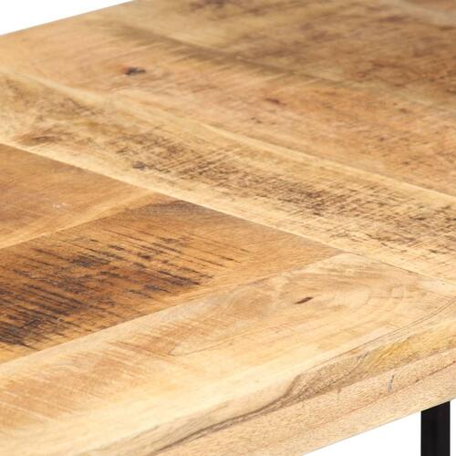 Skrivebord 180x120x76 cm massivt mangotræ