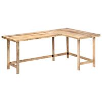 Skrivebord 180 x 120 x 76 cm massivt mangotræ