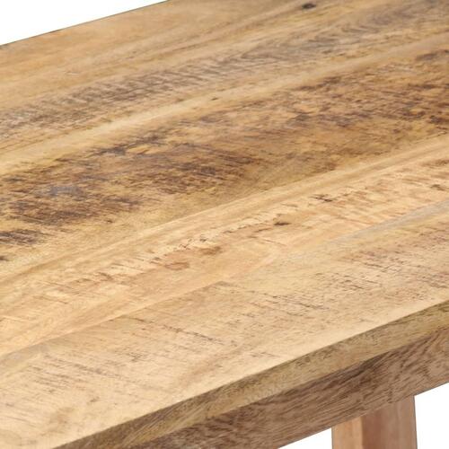 Skrivebord 180 x 120 x 76 cm massivt mangotræ