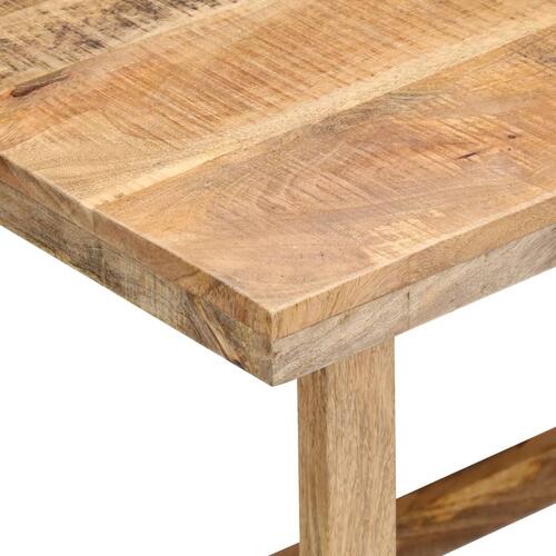 Skrivebord 180 x 120 x 76 cm massivt mangotræ