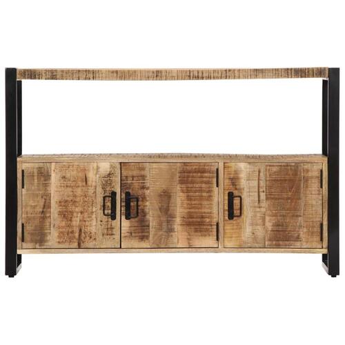 Sideskab 120 x 30 x 75 cm massivt mangotræ