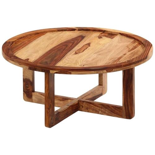 Sofabord 80 x 35 cm massivt sheeshamtræ