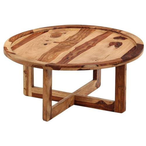 Sofabord 80 x 35 cm massivt sheeshamtræ