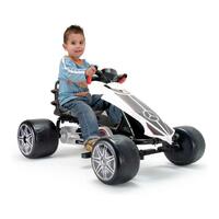 Gokarts Injusa Mercedes Benz Pedaler Hvid (89 x 60 x 50 cm)
