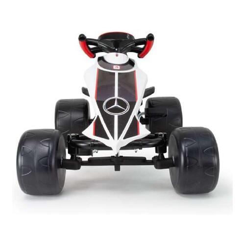 Gokarts Injusa Mercedes Benz Pedaler Hvid (89 x 60 x 50 cm)