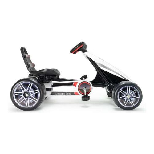 Gokarts Injusa Mercedes Benz Pedaler Hvid (89 x 60 x 50 cm)