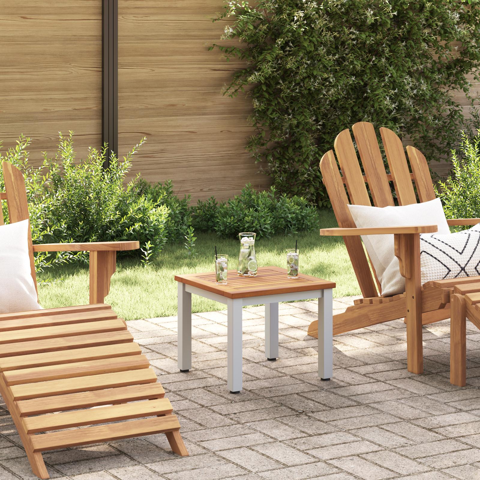 Have sidetable 45x45x38 cm Solidt akacietræ