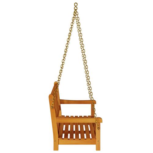 2-personers Have Sving Bænk 110x56x58 cm Solidt Akacietræ