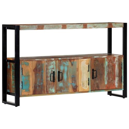 Skænk 120x30x75 cm massivt genbrugstræ