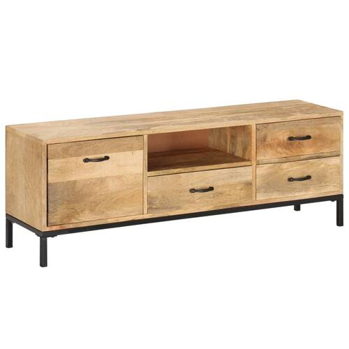 Tv-skab 130x30x45 cm massivt mangotræ