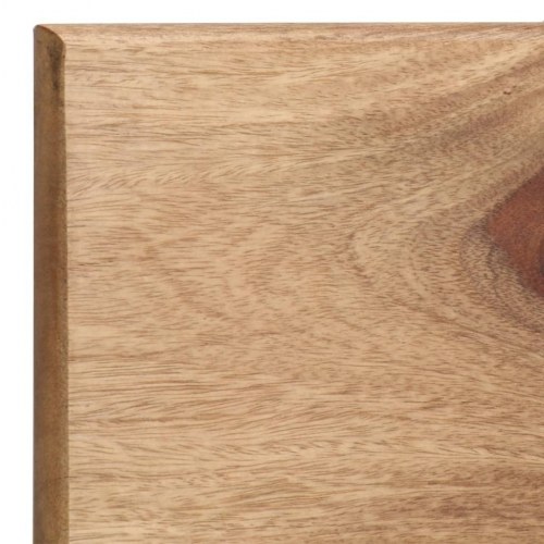 Væghylder sæt af 2 - 58 × 26 × 20 cm i massivt akacietræ