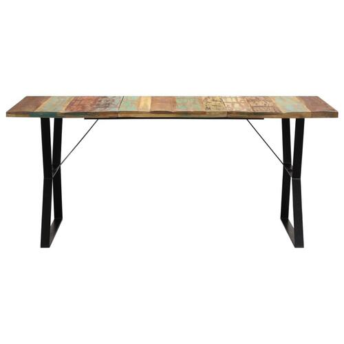 Spisebord 180x90x76 cm massivt genbrugstræ