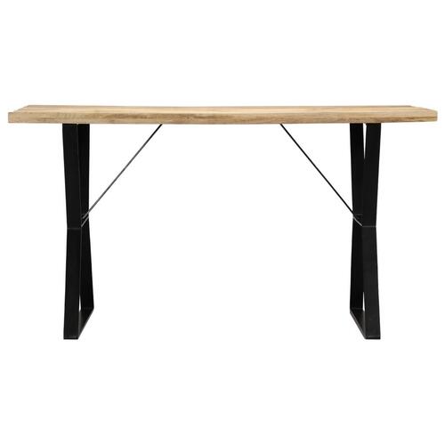 Spisebord 140 x 80 x 76 cm massivt mangotræ