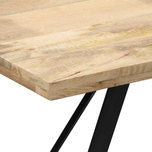 Spisebord 140 x 80 x 76 cm massivt mangotræ