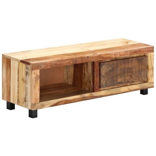 Tv-skab 100x30x33 cm massivt genbrugstræ