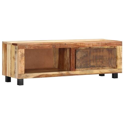 Tv-skab 100x30x33 cm massivt genbrugstræ