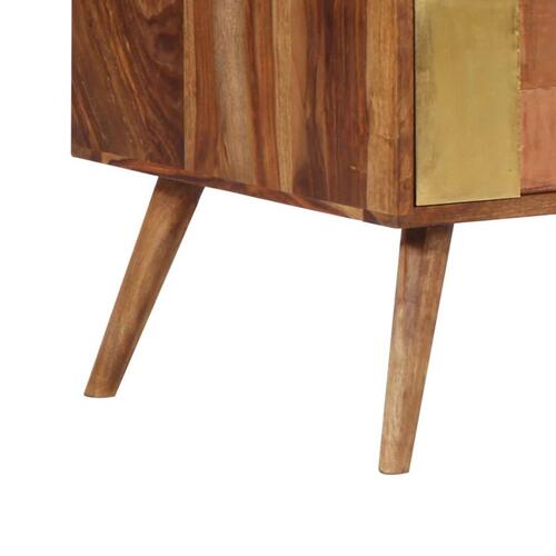 Sofabord 100x50x39 cm massivt træ