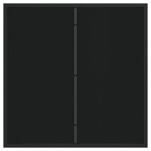 7-delt havemøbelsæt Sort Poly Rattan