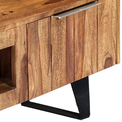 Tv-bord 140x30x40 cm massivt akacietræ