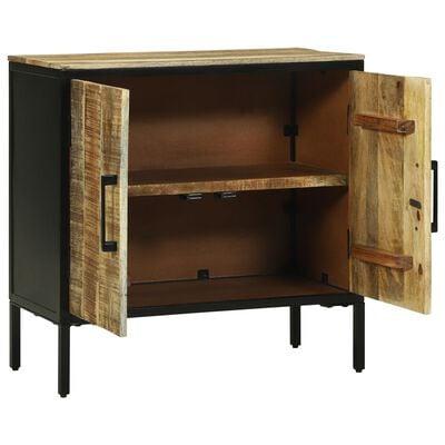 Sideboard 70x35x70 cm Solid Rough Wood Mango