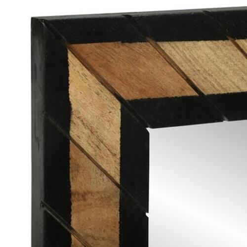 Spejle 2 stk 50x2x50 cm Solid Træ Akacie