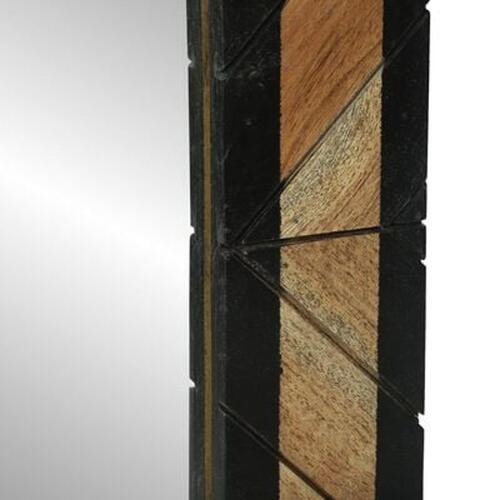 Spejle 2 stk 50x2x50 cm Solid Træ Akacie