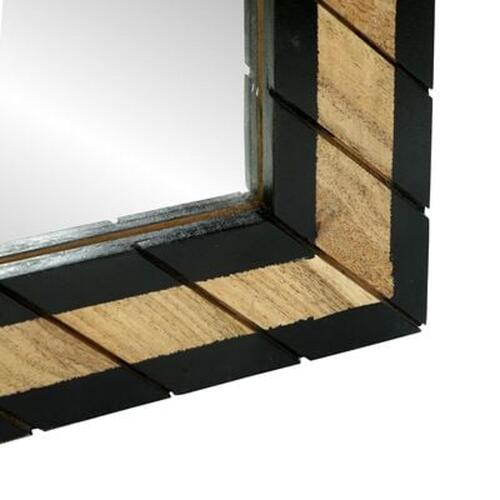 Spejle 2 stk 50x2x50 cm Solid Træ Akacie