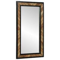 Spejl 90x2x50 cm Solid Acacia Træ