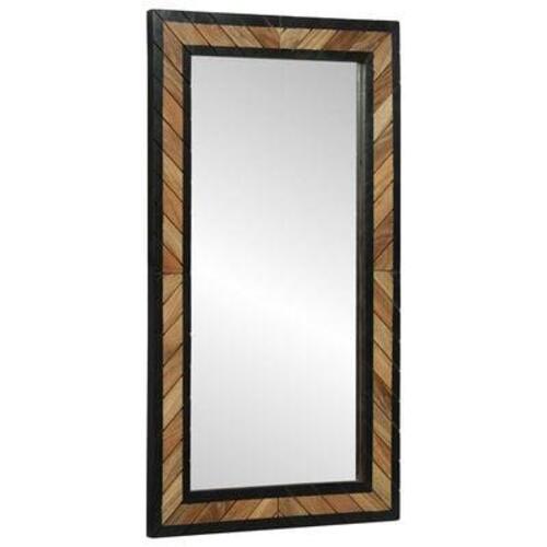 Spejl 90x2x50 cm Solid Acacia Træ